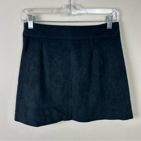 Abercrombie & Fitch Faux suede mini skirt black size: 0 - Picture 5 of 8